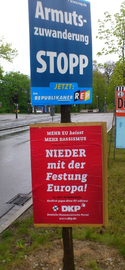Wahlkampf der DKP in Augsburg